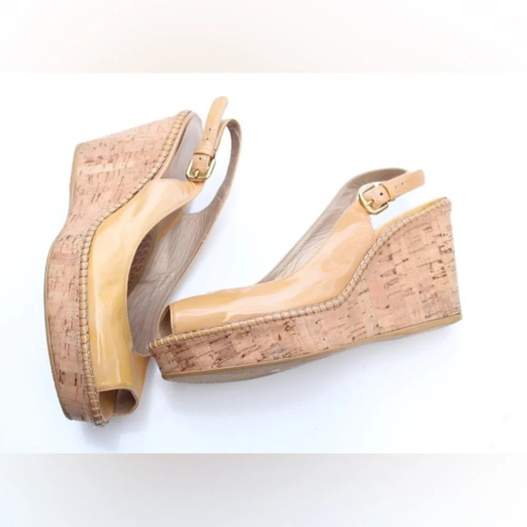 Stuart Weitzman sling back wedges - Picture 12 of 15